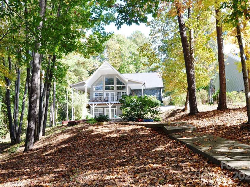 3645 Lake Bluff Drive, Sherrills Ford, NC 28763.  MLS# CAR4277092, YatesRealty ID 673. VIEW FROM THE LAKE