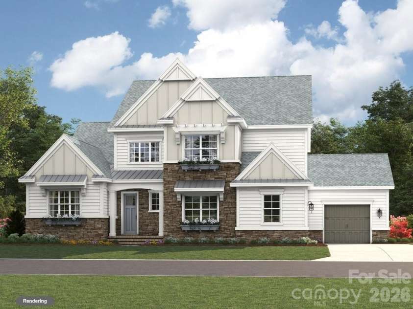 1001 Kingbird Lane, Clover, SC 29710.  MLS# CAR4261471, YatesRealty ID 6733. Front Elevation Rendering