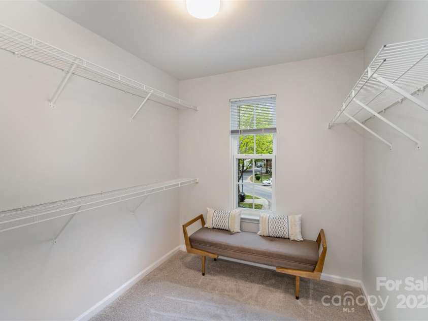 7445 Abigail Glen Drive, Charlotte, NC 28212.  MLS# CAR4242809, YatesRealty ID 6737. Large Walk-In Closet