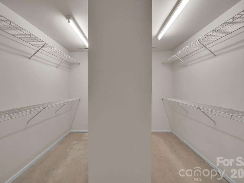 3538 Manor House Drive, Charlotte, NC 28270.  MLS# CAR4358198, YatesRealty ID 6744. Large Primary Closet