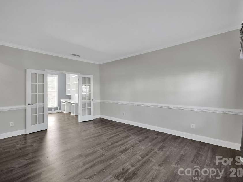 3538 Manor House Drive, Charlotte, NC 28270.  MLS# CAR4358198, YatesRealty ID 6744. Sitting Room leads into office/flex