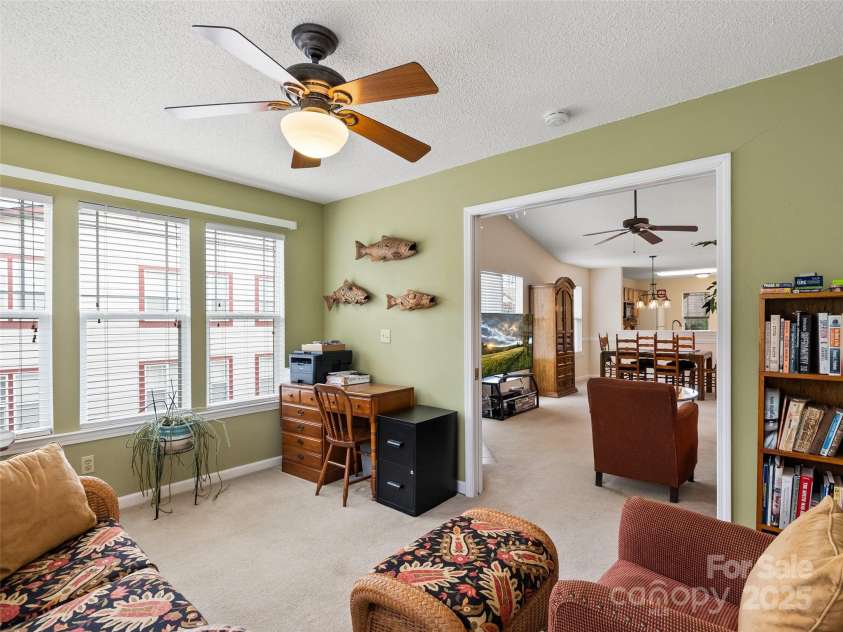 1206 Deermouse Way, Hendersonville, NC 28792.  MLS# CAR4221360, YatesRealty ID 6748. Pocket Doors to create separation from the Living Room as needed.
