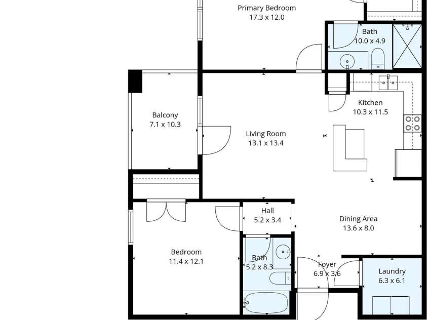 181 Brickton Village Circle, Fletcher, NC 28732.  MLS# CAR4351258, YatesRealty ID 6764. Floorpan