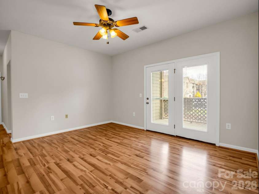 181 Brickton Village Circle, Fletcher, NC 28732.  MLS# CAR4351258, YatesRealty ID 6764. Living space and patio doors