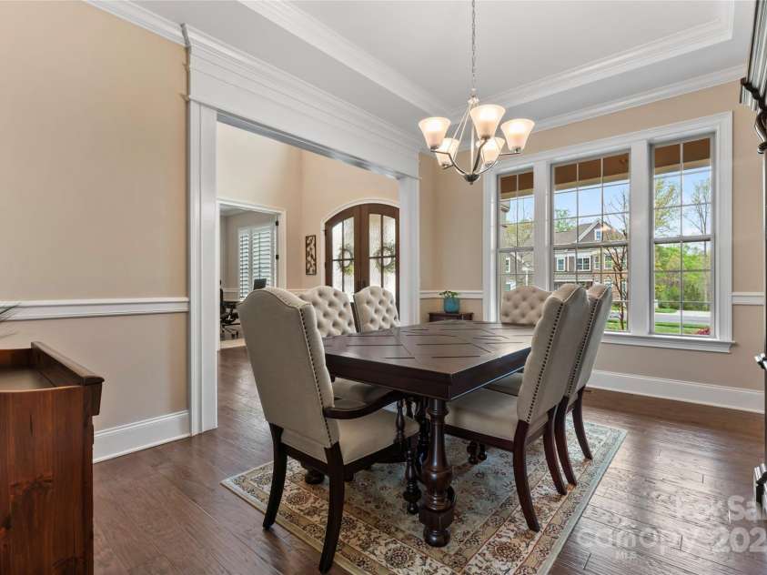 400 Eden Hollow Lane, Weddington, NC 28104.  MLS# CAR4243041, YatesRealty ID 6765. Dining room