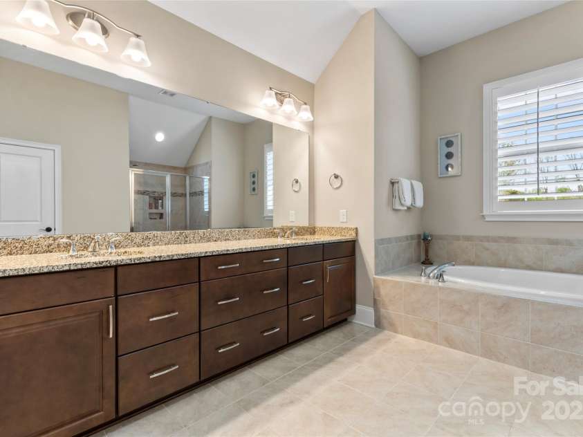 400 Eden Hollow Lane, Weddington, NC 28104.  MLS# CAR4243041, YatesRealty ID 6765. Dual vanities