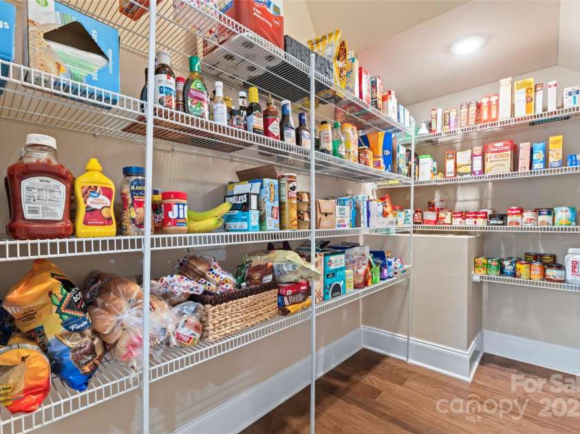 400 Eden Hollow Lane, Weddington, NC 28104.  MLS# CAR4243041, YatesRealty ID 6765. Large walk in pantry