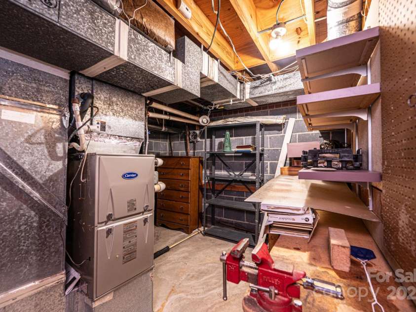 141 36th Avenue, Hickory, NC 28601.  MLS# CAR4317550, YatesRealty ID 677. Mechanical Room with small workshop area