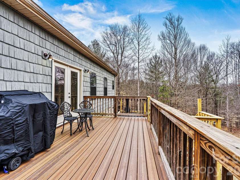 3108 Arden Way, Claremont, NC 28610.  MLS# CAR4352578, YatesRealty ID 6770. Back Deck/Entry View 