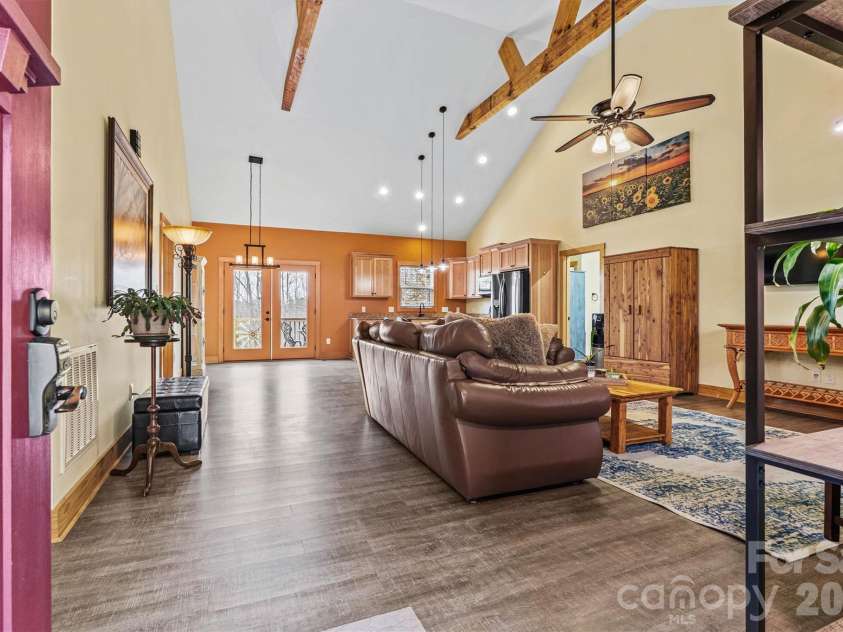 3108 Arden Way, Claremont, NC 28610.  MLS# CAR4352578, YatesRealty ID 6770. Focused Entry View 