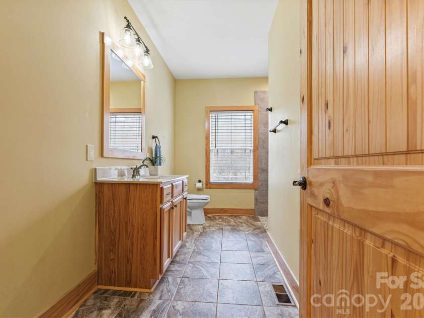 3108 Arden Way, Claremont, NC 28610.  MLS# CAR4352578, YatesRealty ID 6770. Full Guest Bath/Vanity View 