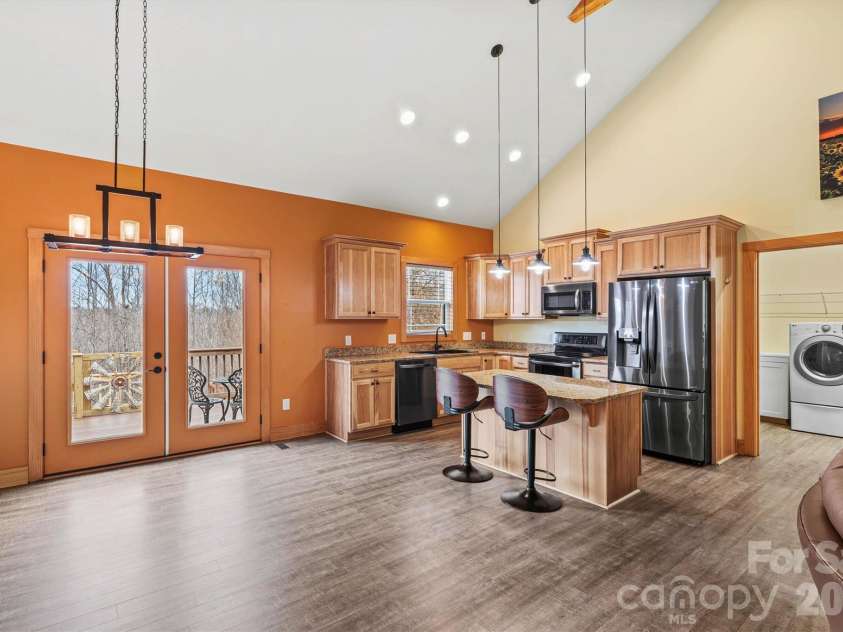3108 Arden Way, Claremont, NC 28610.  MLS# CAR4352578, YatesRealty ID 6770. Open Concept Dining Area/Kitchen View 