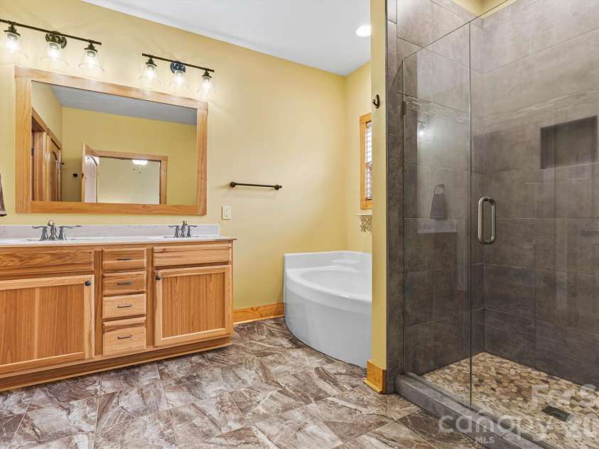 3108 Arden Way, Claremont, NC 28610.  MLS# CAR4352578, YatesRealty ID 6770. Primary Bathroom/Vanity View 