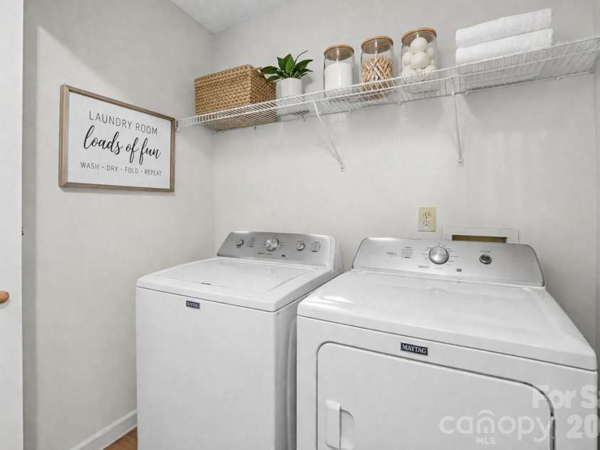 1548 Brentfield Drive, Rock Hill, SC 29732.  MLS# CAR4360983, YatesRealty ID 6772. Virtually Staged Laundry Closet 