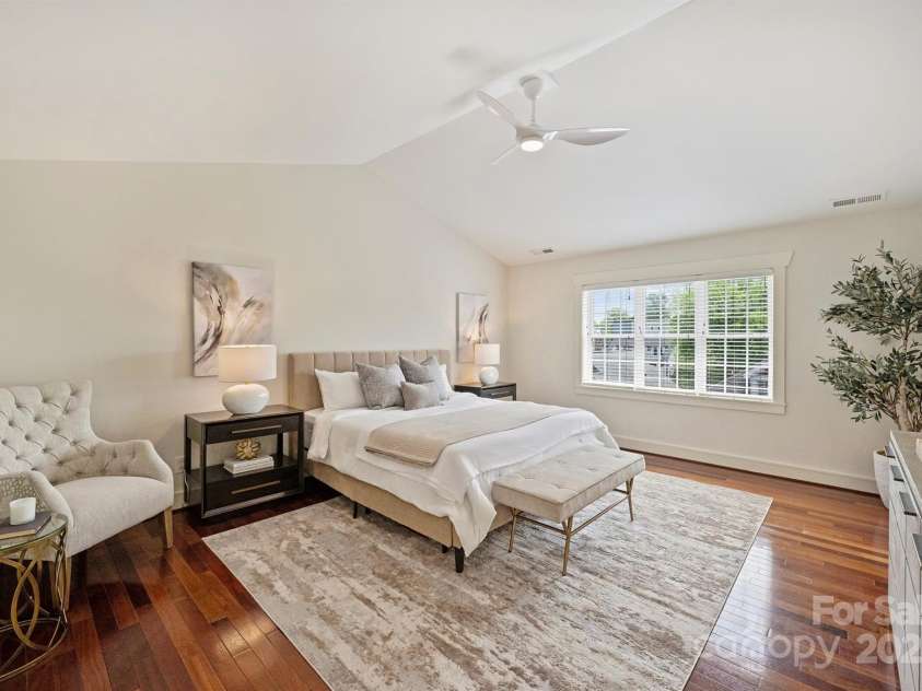 1824 Hall Avenue, Charlotte, NC 28205.  MLS# CAR4245014, YatesRealty ID 6773. Spacious primary bedroom
