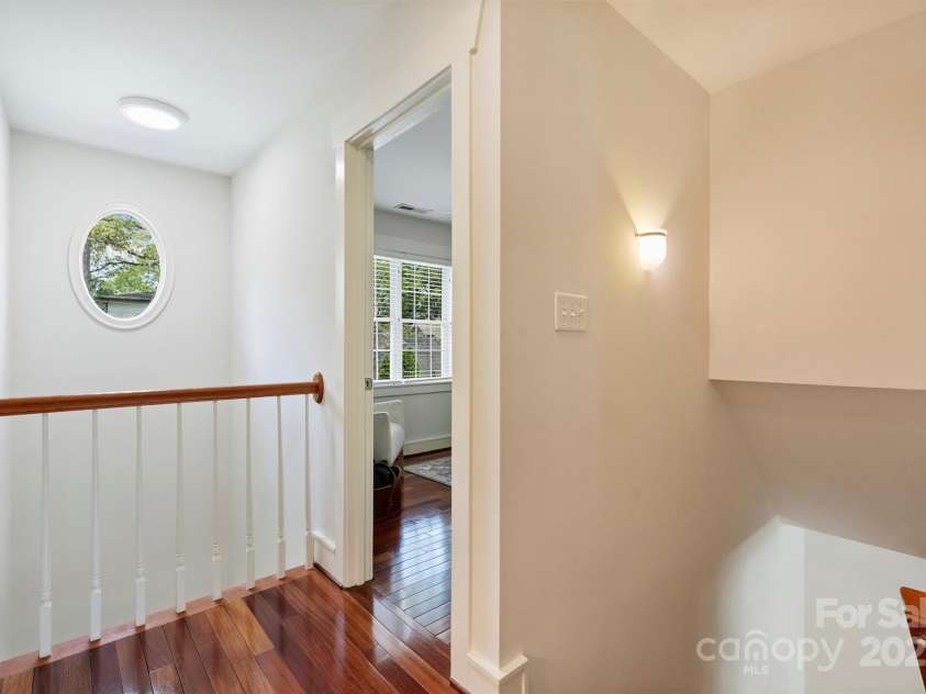 1824 Hall Avenue, Charlotte, NC 28205.  MLS# CAR4245014, YatesRealty ID 6773. Upstairs landing
