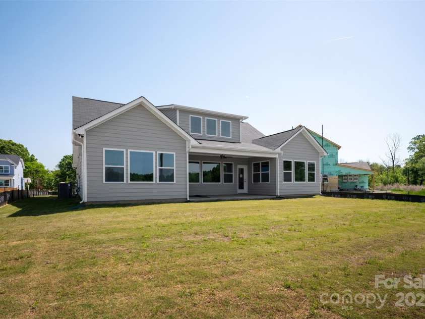 4679 Hopsack Drive, Indian Trail, NC 28079.  MLS# CAR4147350, YatesRealty ID 6774. Back of Home