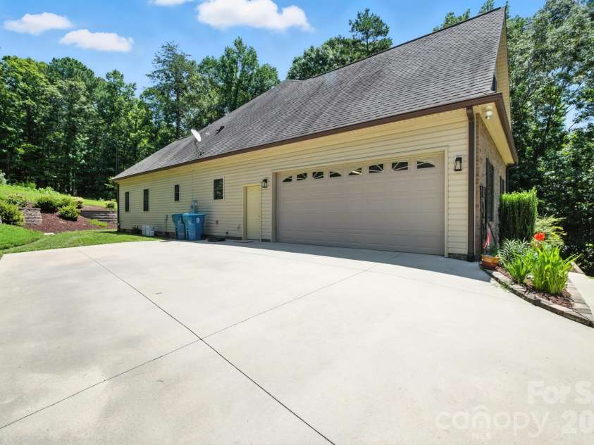 4080 Barbrick Street, Sherrills Ford, NC 28673.  MLS# CAR4362853, YatesRealty ID 6776. Garage Side View