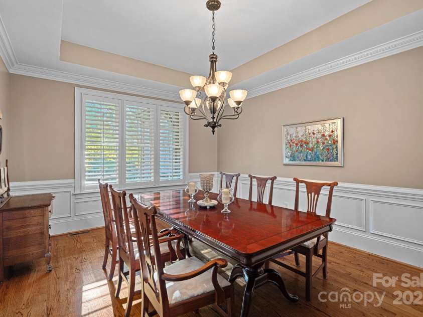 8724 Highgrove Street, Charlotte, NC 28277.  MLS# CAR4232220, YatesRealty ID 6777. Dining room