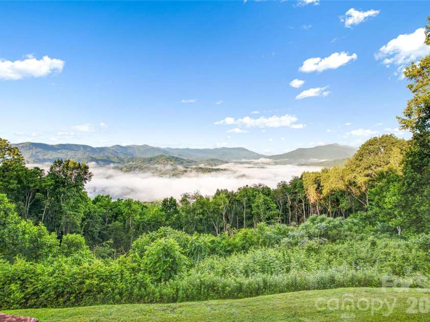 1087 Brigadoon Drive, Clyde, NC 28721.  MLS# CAR4362911, YatesRealty ID 6781. View from deck