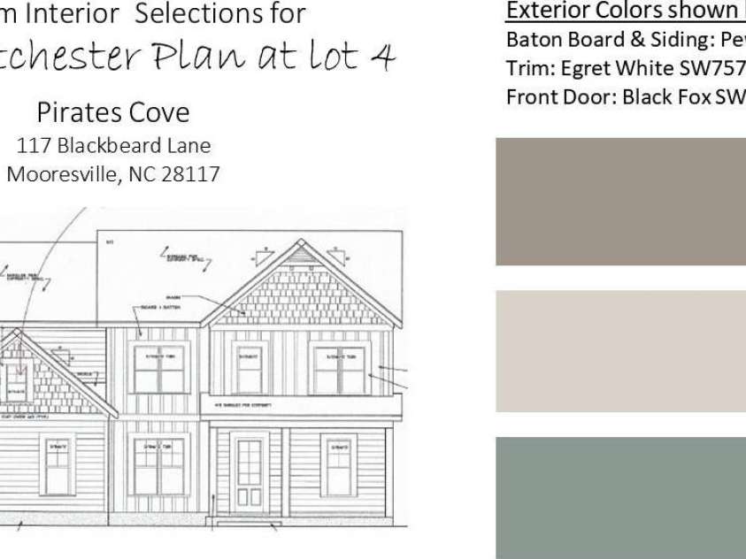 117 Blackbeard Lane, Mooresville, NC 28117.  MLS# CAR4247016, YatesRealty ID 6786. 
