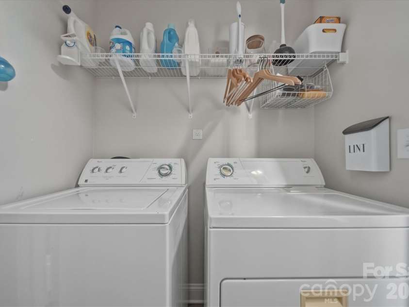 406 Ruth Avenue, Kannapolis, NC 28083.  MLS# CAR4350522, YatesRealty ID 6790. Laundry Closet