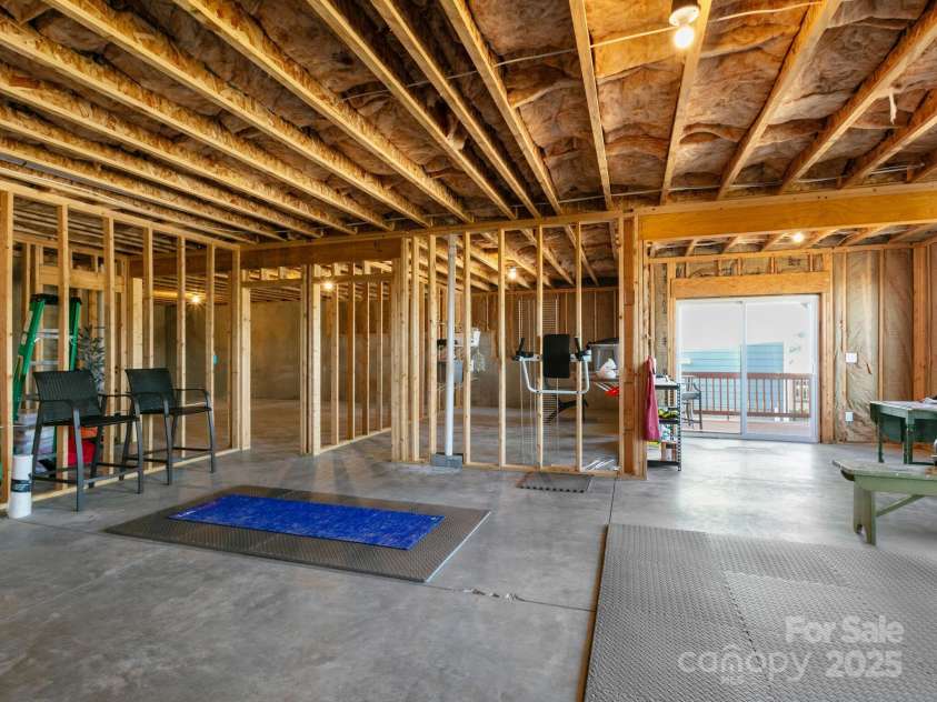 8 Southern Way Lane, Leicester, NC 28748.  MLS# CAR4226748, YatesRealty ID 6792. Unfinished Basement with Deck!