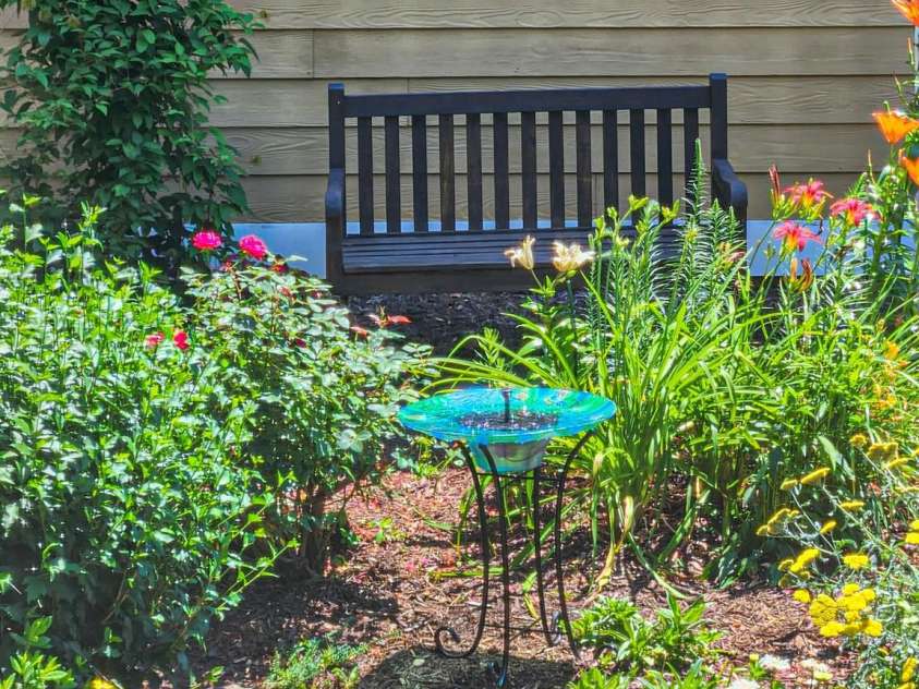 1301 Hyde Park Drive, Asheville, NC 28806.  MLS# CAR4336141, YatesRealty ID 6793. Attractive blossoming patio