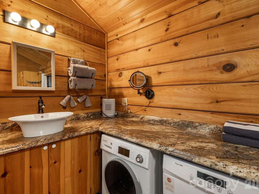 5830 NC 209 Highway, Hot Springs, NC 28743.  MLS# CAR4356324, YatesRealty ID 6799. Each unit has its own washer/dryer