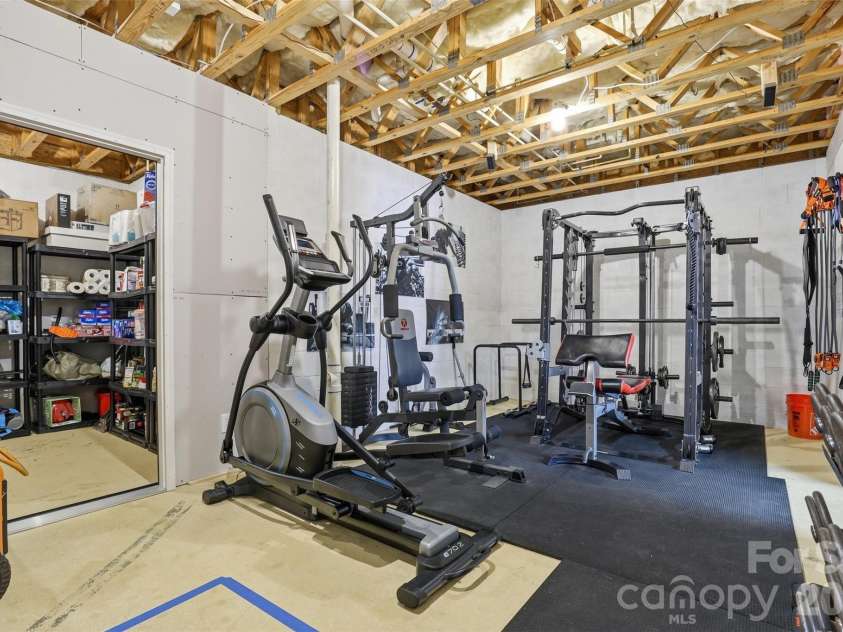 126 Ransom Way, Rutherfordton, NC 28139.  MLS# CAR4352906, YatesRealty ID 6806. Gym