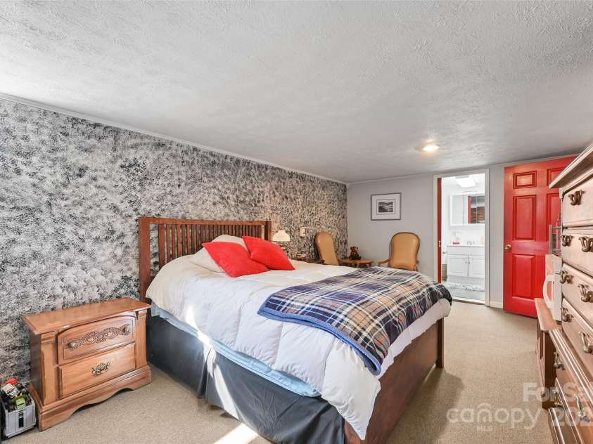 29 Delta Drive, Hendersonville, NC 28792.  MLS# CAR4243212, YatesRealty ID 6806. Bedroom basement
