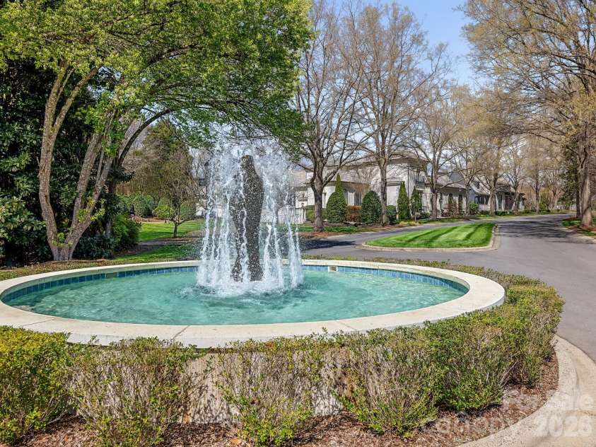 8524 Winged Bourne Road, Charlotte, NC 28210.  MLS# CAR4358780, YatesRealty ID 6808. Seven Eagles Water Fountain 
