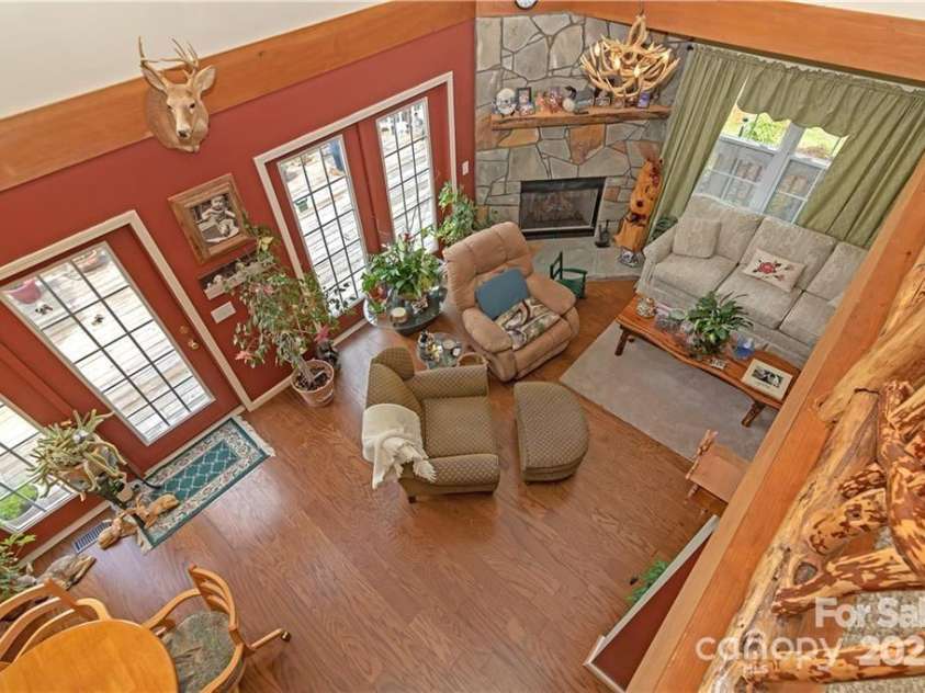 612 Old Home Place Road, Tuckasegee, NC 28783.  MLS# CAR4300096, YatesRealty ID 681. Loft View