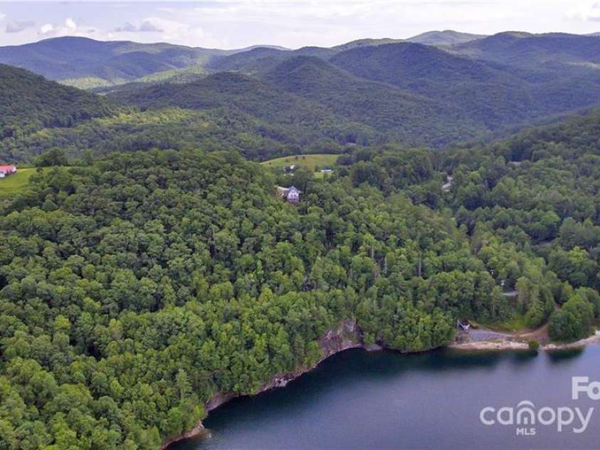 612 Old Home Place Road, Tuckasegee, NC 28783.  MLS# CAR4300096, YatesRealty ID 681. Overlooking Wolf Lake