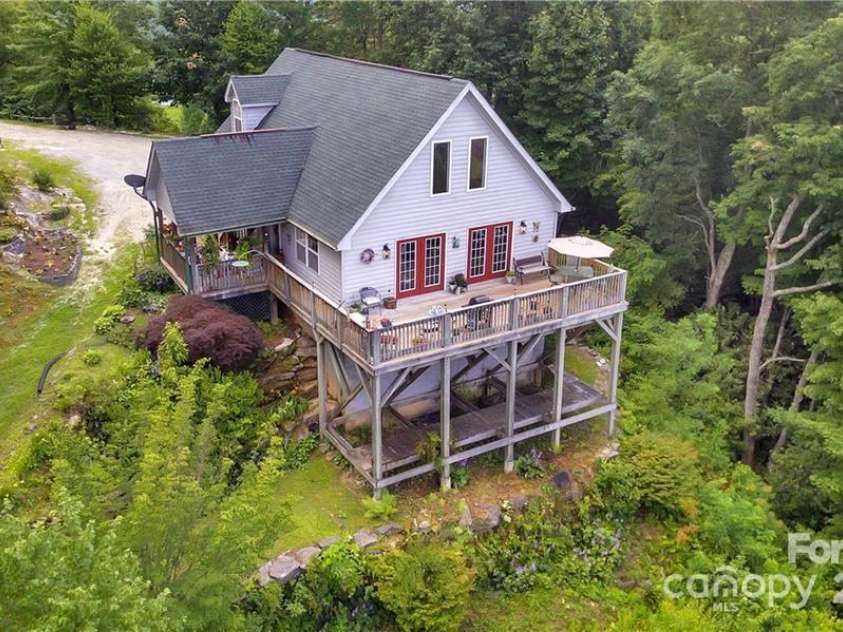 612 Old Home Place Road, Tuckasegee, NC 28783.  MLS# CAR4300096, YatesRealty ID 681. Side Elevation