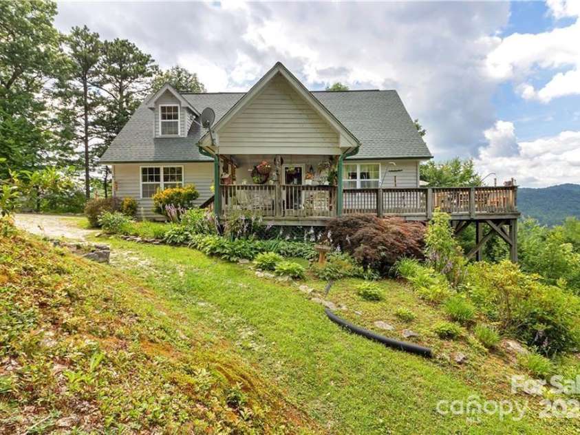 612 Old Home Place Road, Tuckasegee, NC 28783.  MLS# CAR4300096, YatesRealty ID 681. Side Elevation