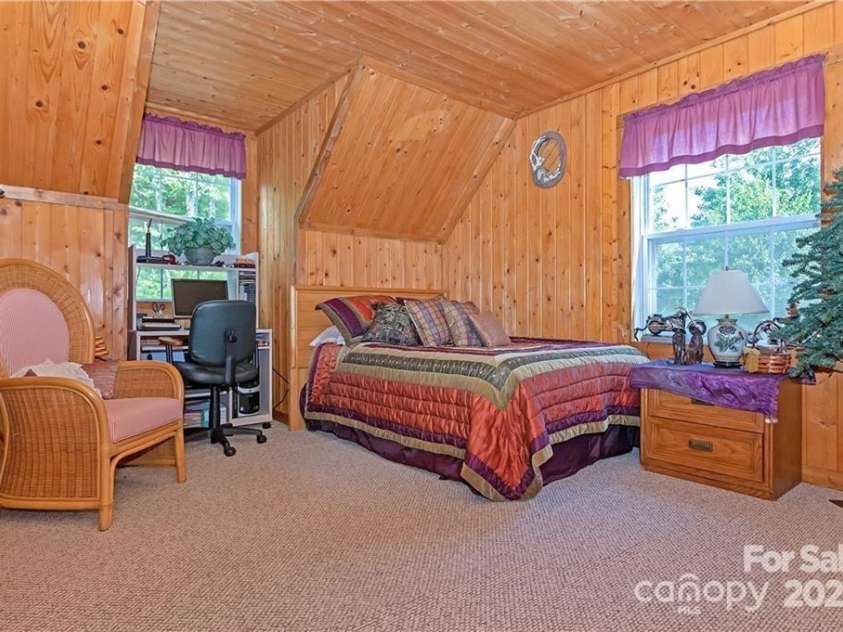 612 Old Home Place Road, Tuckasegee, NC 28783.  MLS# CAR4300096, YatesRealty ID 681. Upper Bedroom