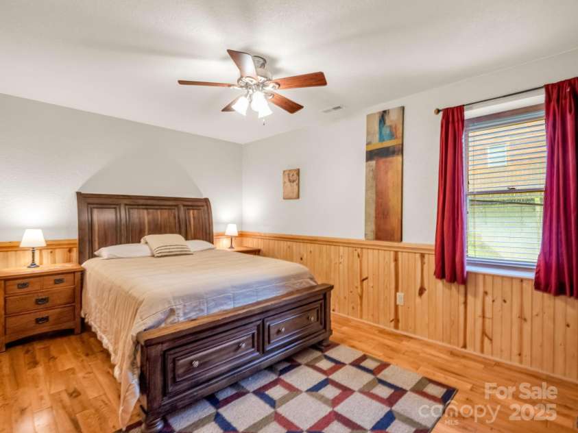 161 Scenic Wolf Drive, Mars Hill, NC 28754.  MLS# CAR4296780, YatesRealty ID 6814. Lower Level Guest Room 