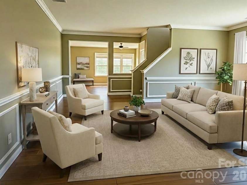 6639 Ruth Ferrell Court, Charlotte, NC 28269.  MLS# CAR4308436, YatesRealty ID 6818. Virtually Staged w/ AI-Main Entrance