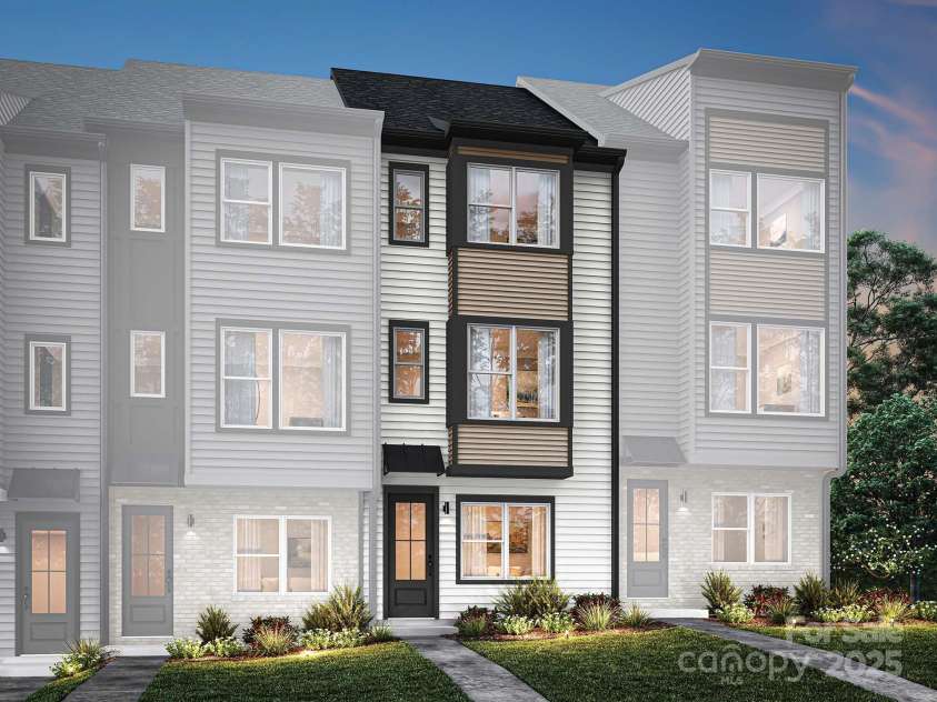 5628 Kingspan Drive, Charlotte, NC 28217.  MLS# CAR4211467, YatesRealty ID 6819. Collins Model Exterior Rendering Elevation B