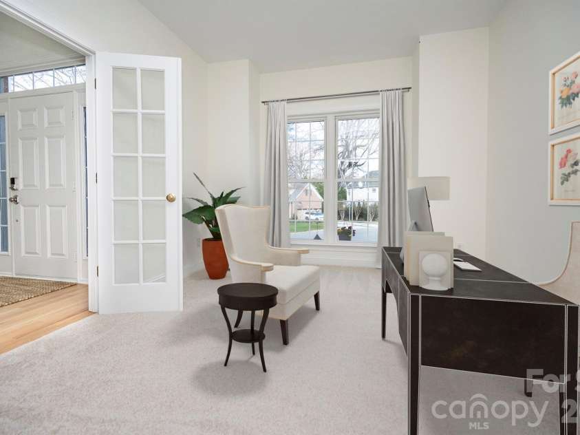 12004 Cobham Court, Huntersville, NC 28078.  MLS# CAR4355400, YatesRealty ID 6822. Virtually staged office