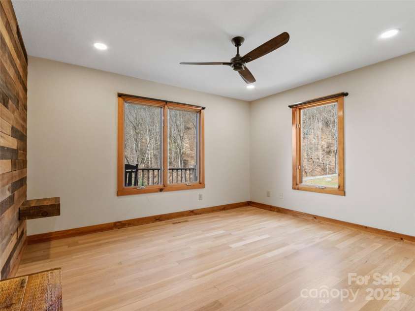 628 Cove Creek Lane, Weaverville, NC 28787.  MLS# CAR4240131, YatesRealty ID 6834. Bedroom 2