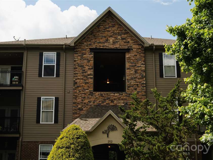 202 Brickton Village Circle, Fletcher, NC 28732.  MLS# CAR4137403, YatesRealty ID 6840. Exterior Of Building