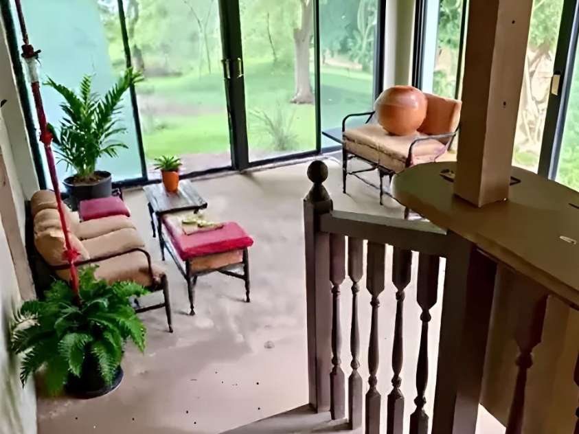 6000 Main Street, Salisbury, NC 28147.  MLS# CAR4248591, YatesRealty ID 6845. *VIRTUAL IMAGE* OF SUNROOM. YOU COULD REWORK THE ROOF DESIGN AND KEEP.....OR REMOVE AND CONVERT TO A BEAUTIFUL STONE PATIO