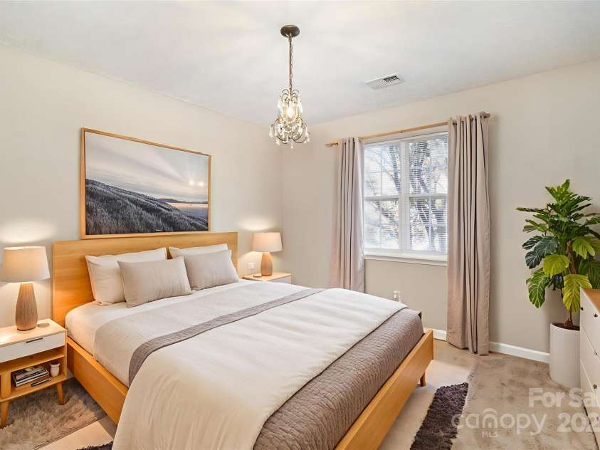 8230 Rudolph Road, Charlotte, NC 28216.  MLS# CAR4319455, YatesRealty ID 6859. Bedroom 2 Upstairs *Virtually Staged*