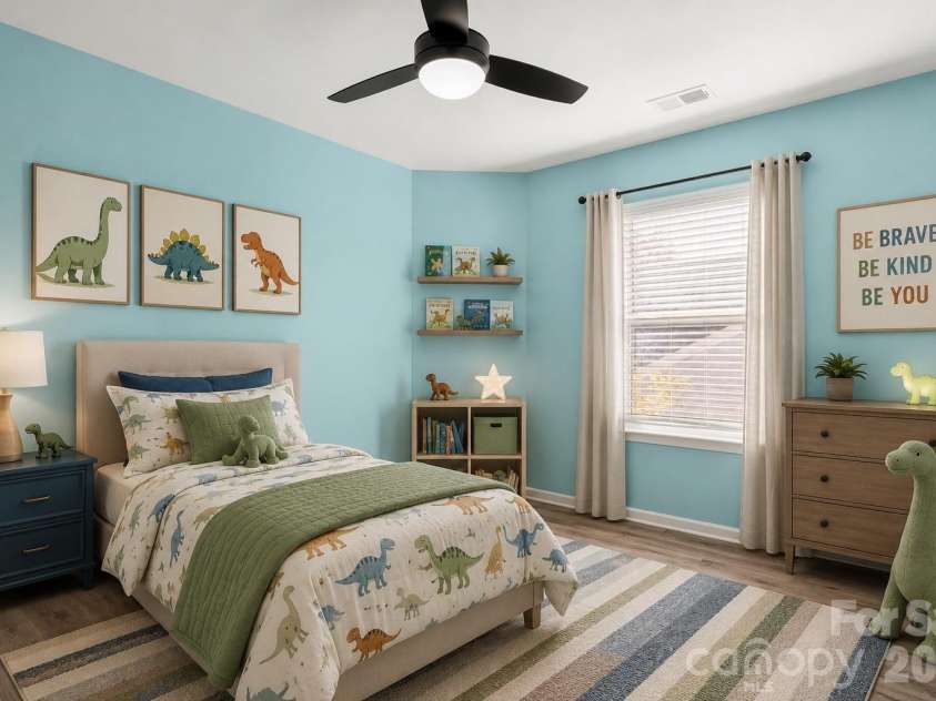 1828 Kilkenny Drive, Clover, SC 29710.  MLS# CAR4316666, YatesRealty ID 6860. VIRTUALLY STAGED Bedroom 2