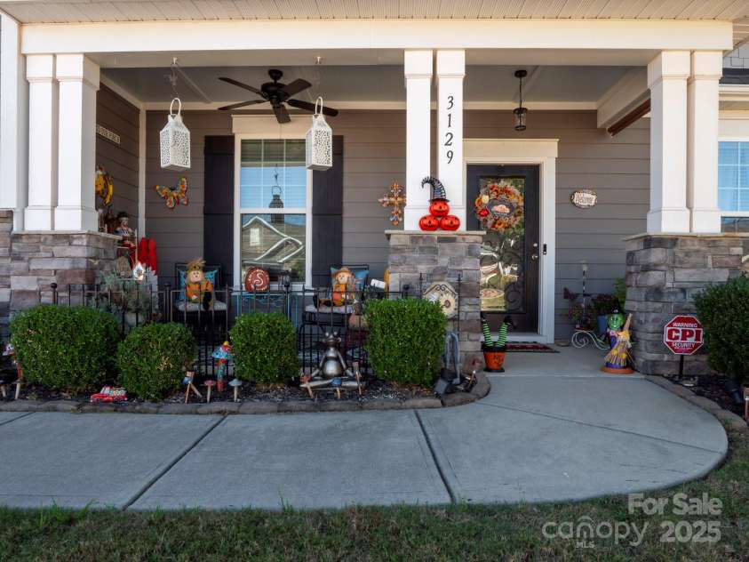 3129 Bridgewater Street, Lancaster, SC 29720.  MLS# CAR4315442, YatesRealty ID 6861. Inviting front porch
