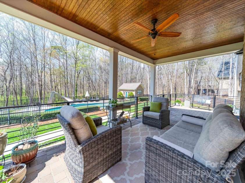 3024 Beaver Dam Drive, Monroe, NC 28110.  MLS# CAR4233437, YatesRealty ID 6869. Rear Porch