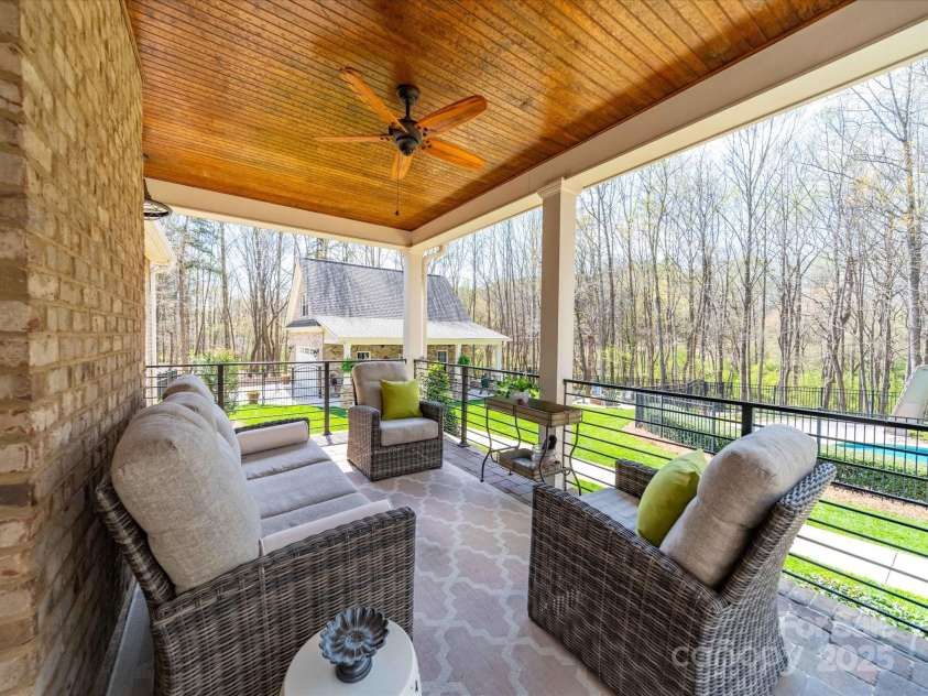 3024 Beaver Dam Drive, Monroe, NC 28110.  MLS# CAR4233437, YatesRealty ID 6869. Rear Porch