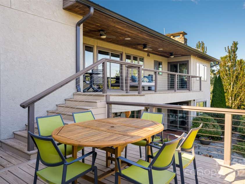 79 Horizon Hill Road, Asheville, NC 28804.  MLS# CAR4306563, YatesRealty ID 687. Grilling Deck outside of Studio